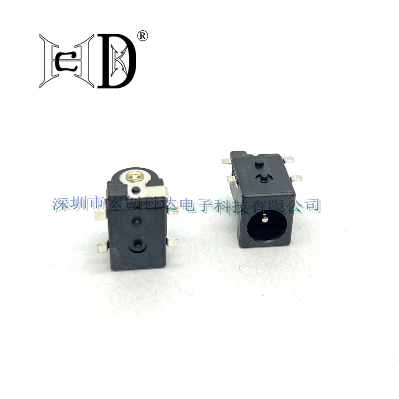 5Pcs/Lot DC-050 SMD DC-005 DC005 5.5*2.1mm/2.5mm DC Power Jack Connector 5.5 x 2.1/5.5 x 2.5 mm Socket DC Female Plug DC050