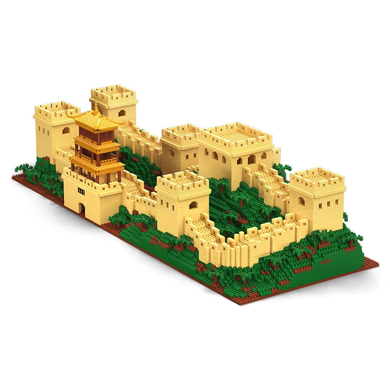 Famous Ancient Chinese Architecture mini diamond Blocks Model The tower Building Blocks Educational Kids Toys Bricks