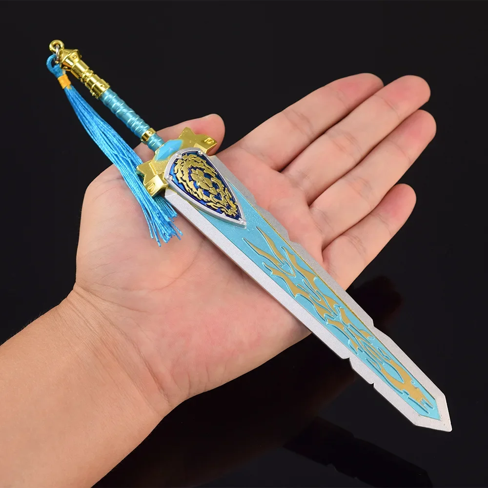 21cm Warcraft Marshal Sword All Metal Knife Toy Figure Model periferiche di gioco Cosplay Prop ragazzi regali artigianato collezione di ornamenti