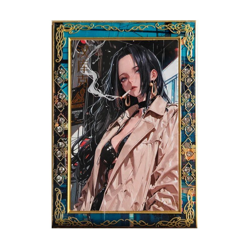 การ์ดสะสมโลหะอนิเมะวันพีซ รุ่นหายาก MW EXA NE XP HJ XJ DR BH BLH BL CAR EW HF OC โบอา แฮนค็อก ของเล่นสำหรับเด็กผู้ชาย ของขวัญวันเกิด