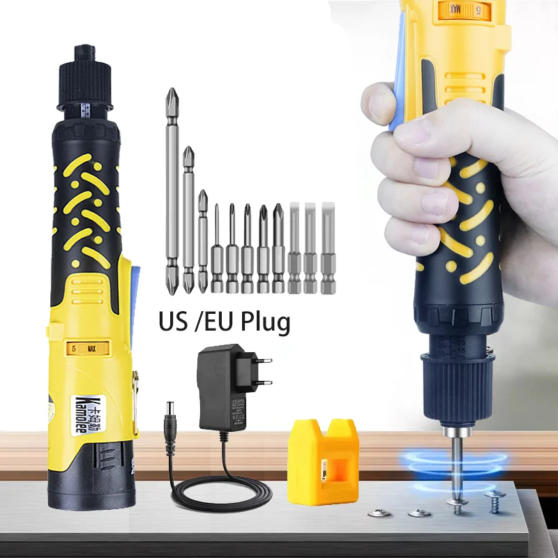 

Uninterrupted Power 1200rpm Cordless Electric Screwdriver Li-ion Battery Screwdriver Adjustable Torque 35kgf For Renovation Team