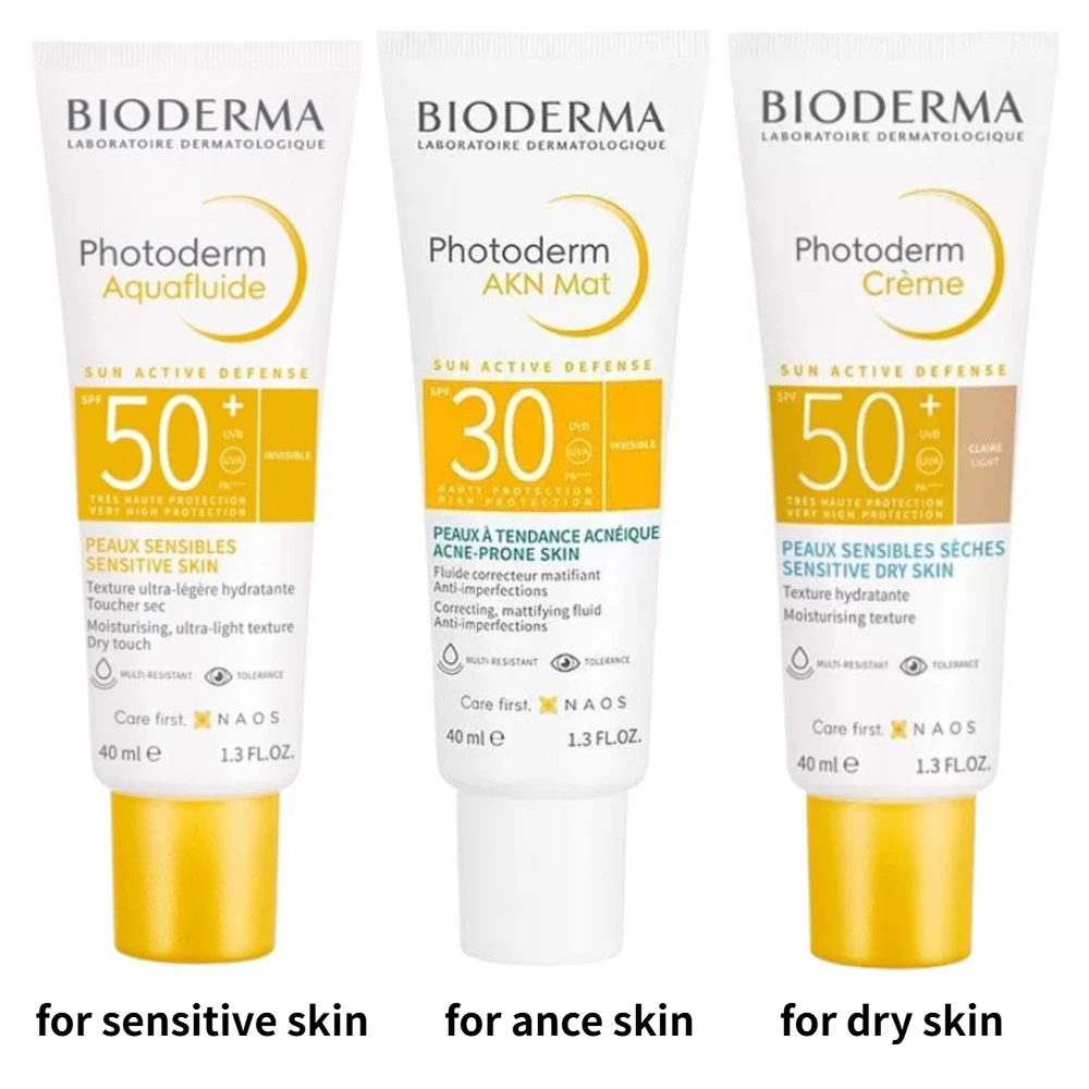 كريم BIODERMA SPF50+ الواقي من الشمس لجميع أنواع البشرة - البشرة الحساسة، بشرة حب الشباب، البشرة الجافة، مقاوم للماء ومقاوم للعرق #3