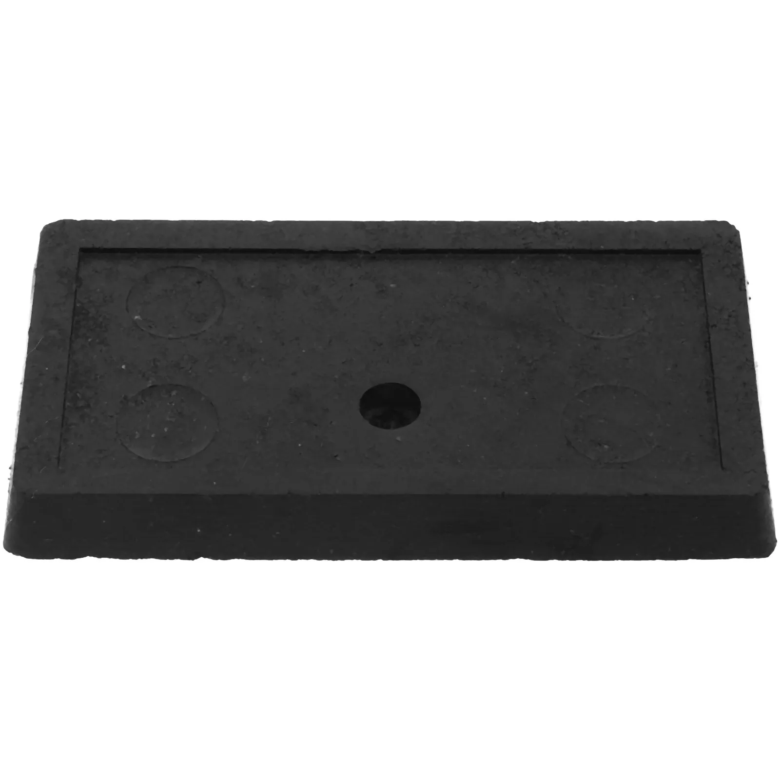 Rectangular Garbage Bin Stabilizer Heavy-Duty Trash Can Weight Block Anti-Tipping Bottom Support Block Universal Stability