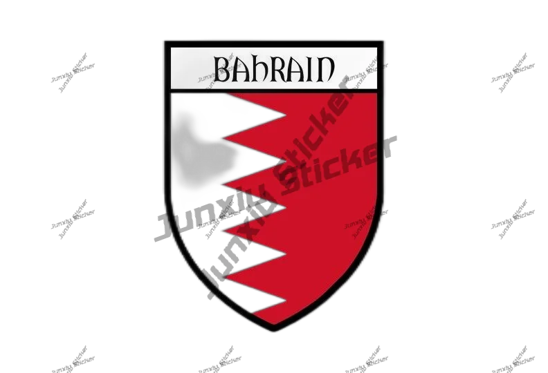 

Bahrain Stickers Souvenir Vinyl Car Shield City Flag World Crest Bahrain Decal Decoration for Bumper Bodywork Suv Phone Bumper