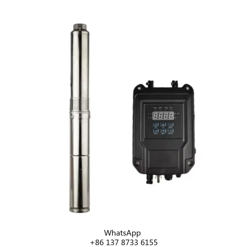 2026 Controller External 60V 1000W DC Solar Brushless Big Flow MPPT Deep Well Pump