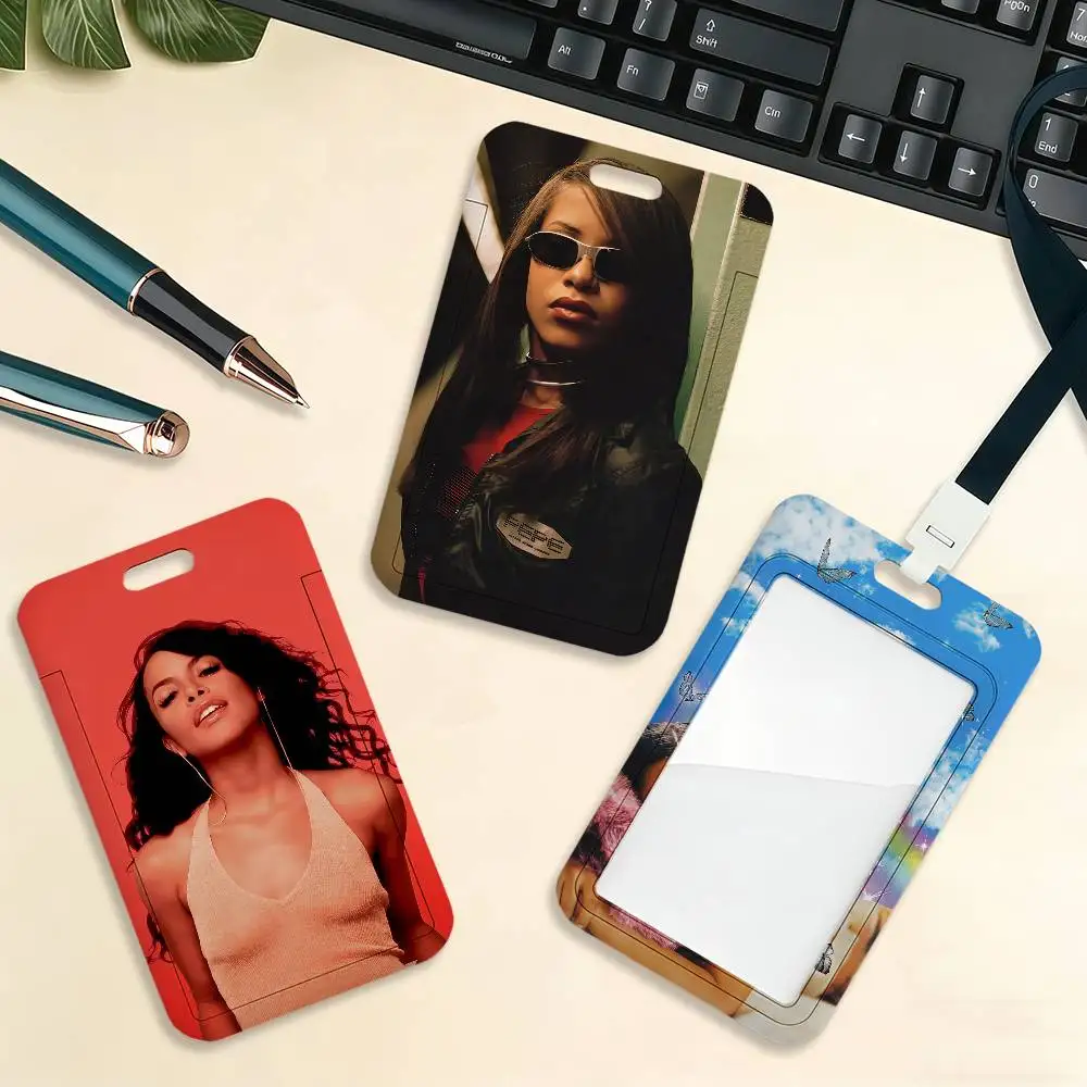 Singer A-AaliyahS Card Holder Cardcase Bank Credit Student ID Subway Work Permit Badge Holder Door Card