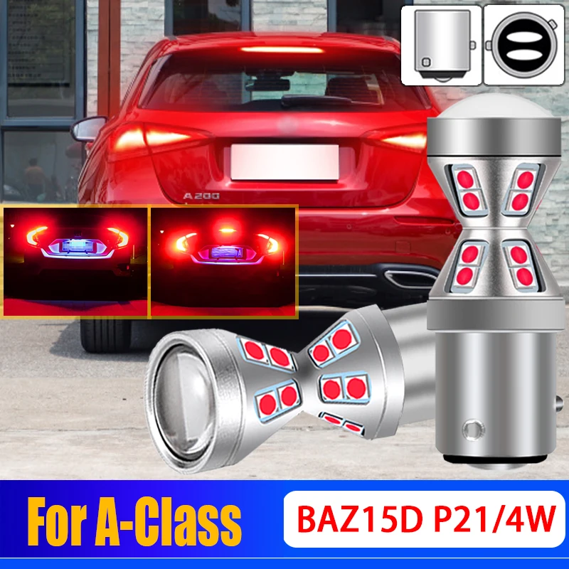 

2X Canbus No Error P21/4W 566 LED Tail Brake Light Bulb BAZ15d Lamp For Mercedes-Benz A-Class 2004 2005 2006 2007 2008 2009-2012