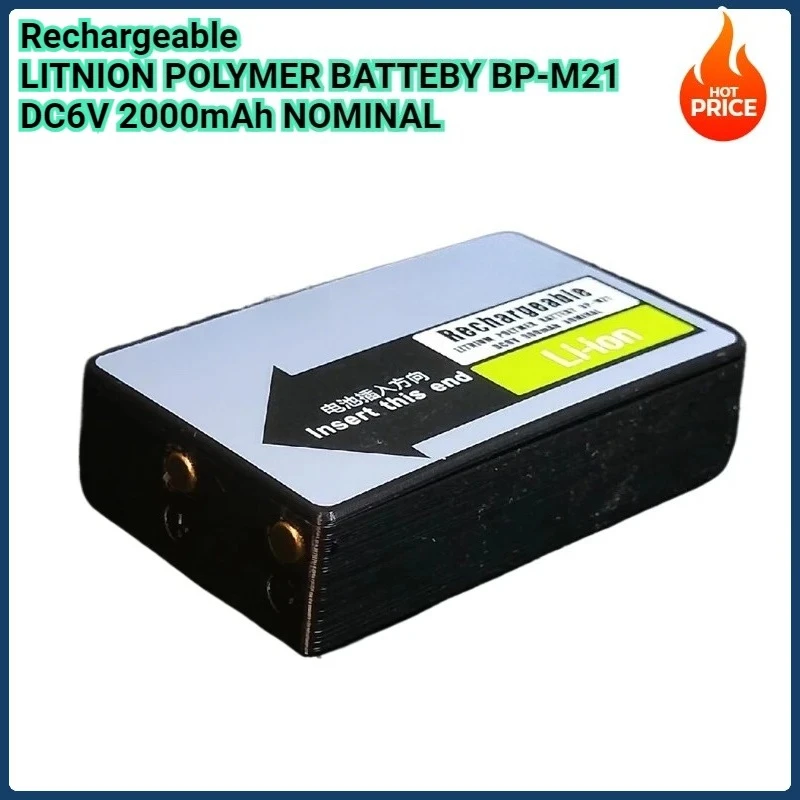 

100% New Rechargeable Battery for Sony BP-MZ1 MZ-2P 6V DC6V 2000mAh High Qualty Bateria