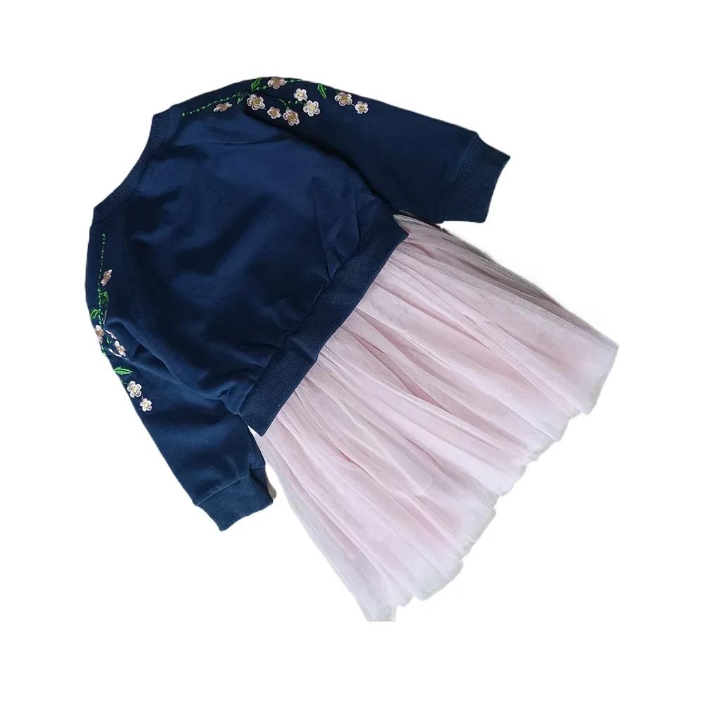 Girl Dress Long-Sleeved vestidos para niñas for age 1-4 year children spring and Autumn kids clothes платье для девочки