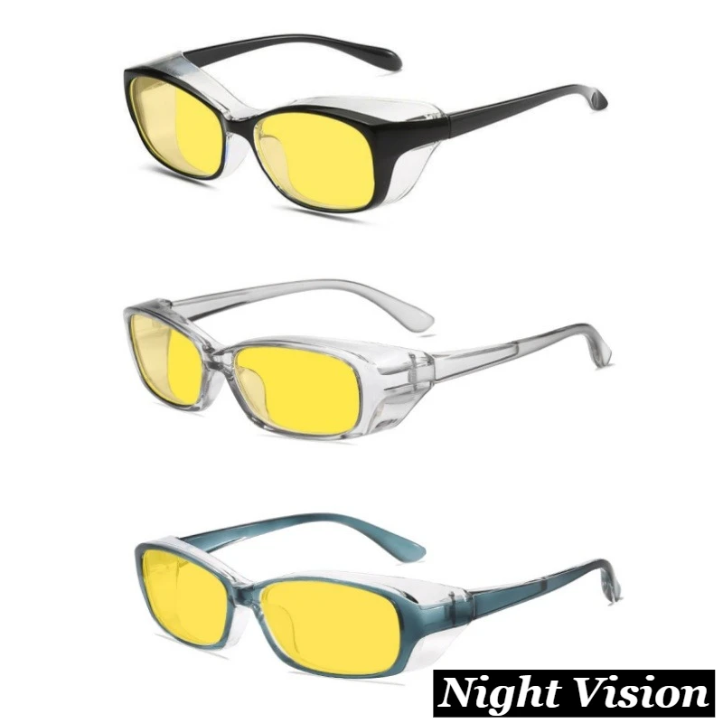 

Men Women Fashion New Night Vision Glasses Night Driving Riding Glasses Outdoor Driving Riding UV Protective Sunglasses