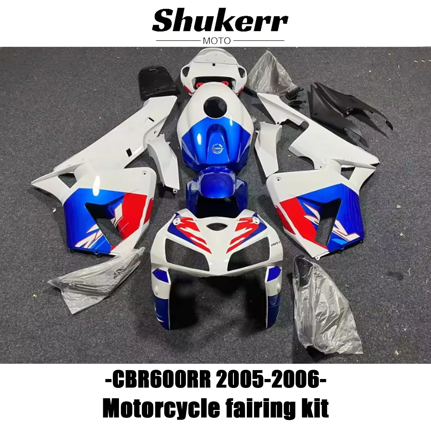 

Fit for Honda Cbr600Rr F5 2005 2006 New Abs Motorcycle Plastics Fairing Kit Injection Mold Bodywork Panel Kit