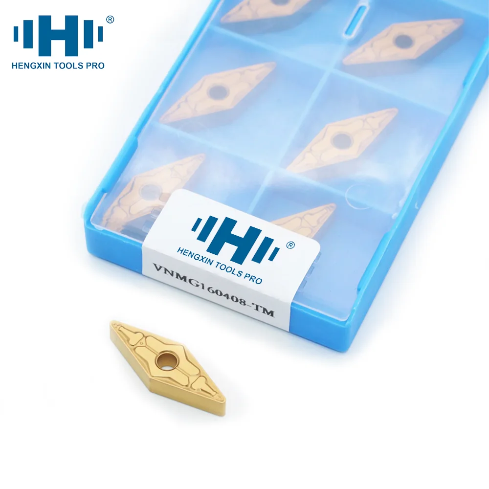 HENGXIN VNMG160404 VNMG160408 VNMG160412TM Tungsten Carbide Inserts External Turning Tools Cutting Tool VNMG TM CNC Lathe