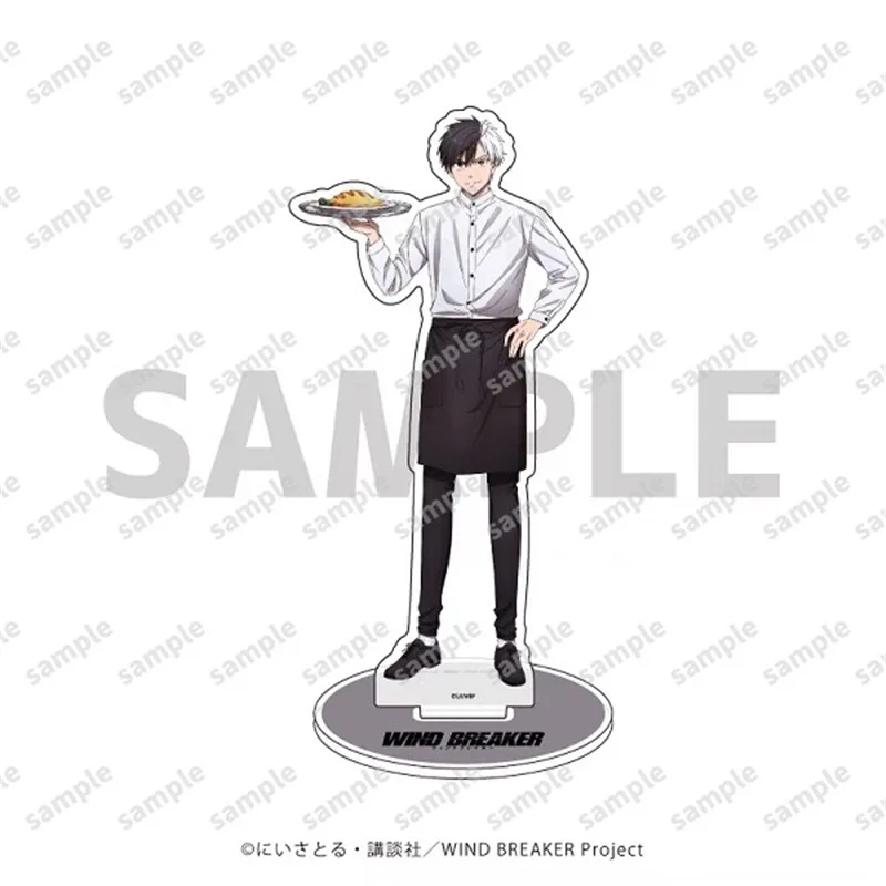 WIND BREAKER Anime Figures Sakura Haruka Suo Hayato Cosplay Waiter Style Acrylic Stands Model Umemiya Hajime Desk Decor Prop 15C