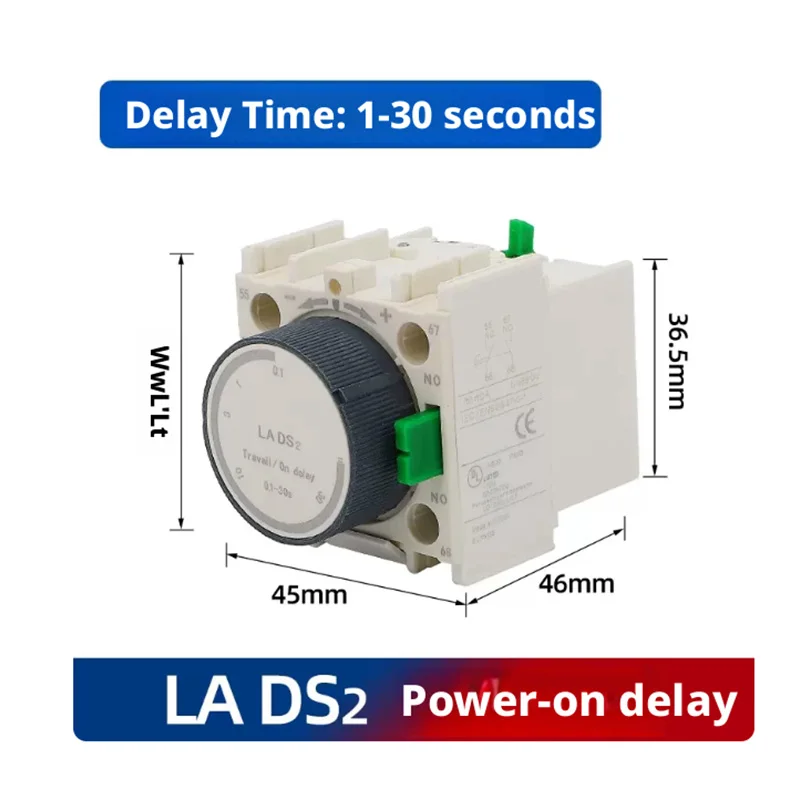 Contactor delay contact module LA2DT0 LA3DR0 LA3DR4 LA2DT2 LA3DR2 LADS2 Air delay contact