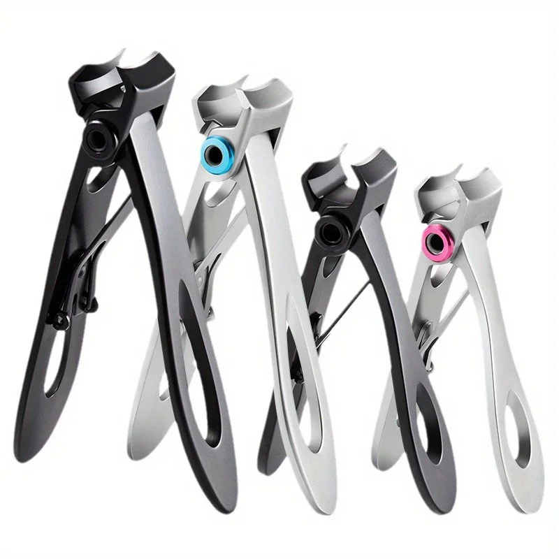 High quality Nail Clippers Stainless Steel Two Sizes Are Available Manicure Fingernail Cutter Thick Hard Toenail Scissors tools