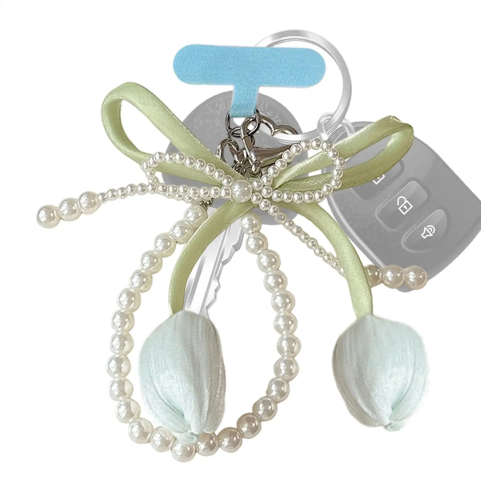 

Cell Phone Charm Elegant Keychain Cellphone Charm With Tether Tab Cell Phone Pendant For Girls Daily College School Travel