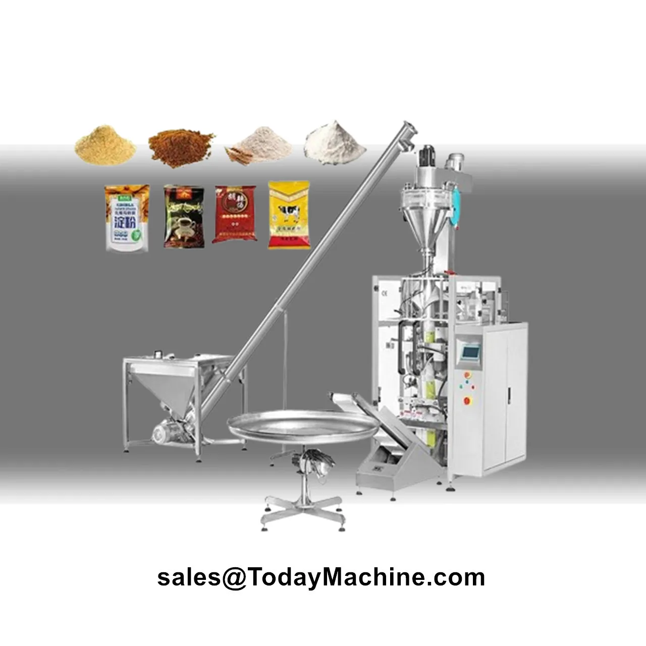 Automatic Nuts Cocoa Coffee Bean Chips Sachet Bag Collar Type Filling Packaging Machine