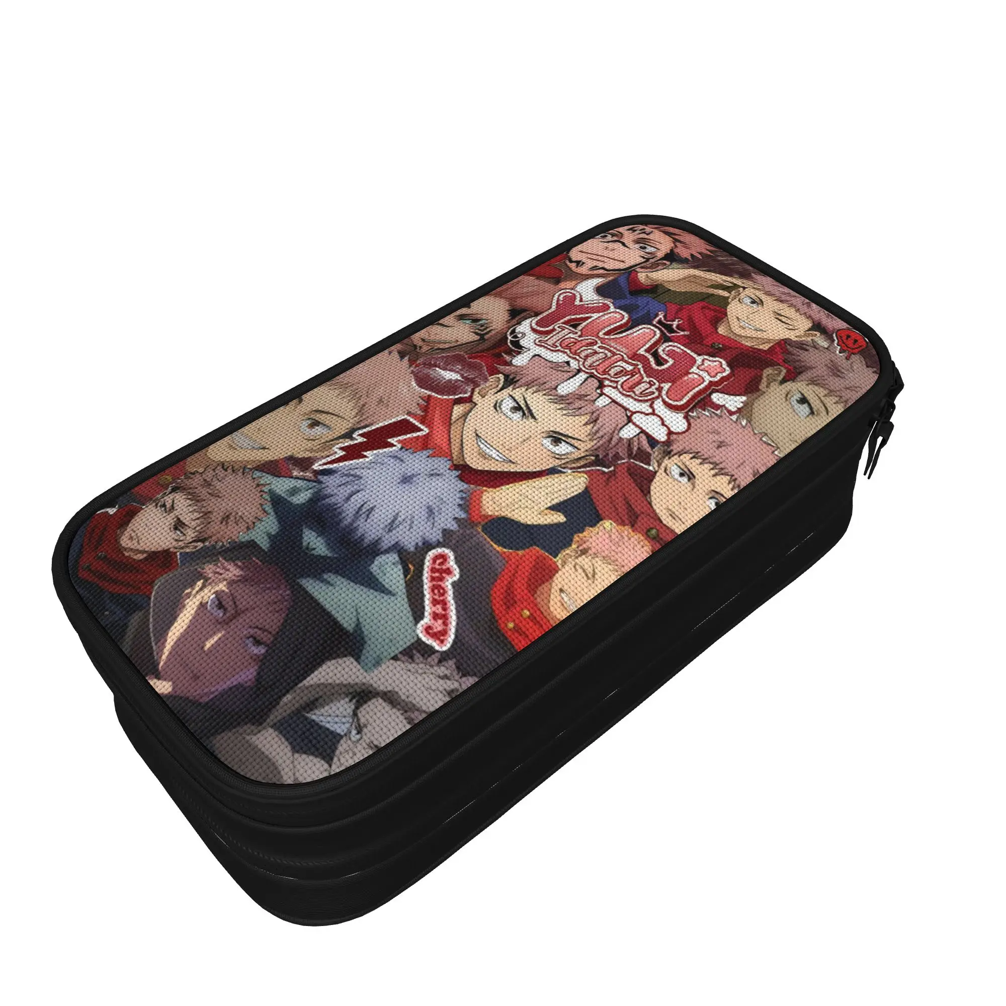 Itadori Yuji  Pencil Cases Creative   JJK Anime  Pen Box Bag Girls Boys Big Capacity Students School Gift Pencilcases