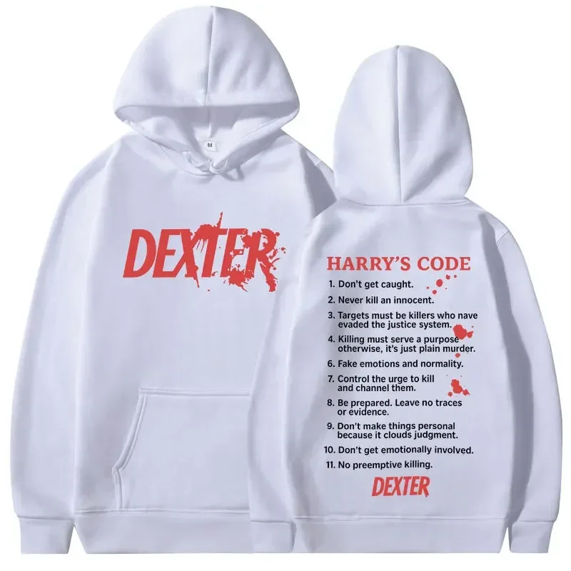 Customization TV Play Dexter Morgan Harry's Code Hoodies Men's Women Casual Oversized Sweatshirts Fashion Vintage Hooded Pullove