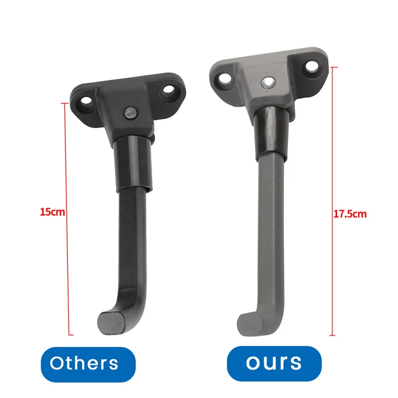 

AS98-Extended Parking Stand Kickstand For Ninebot MAX G30 Electric Scooter Foot Support Replacement 18CM Length Parts