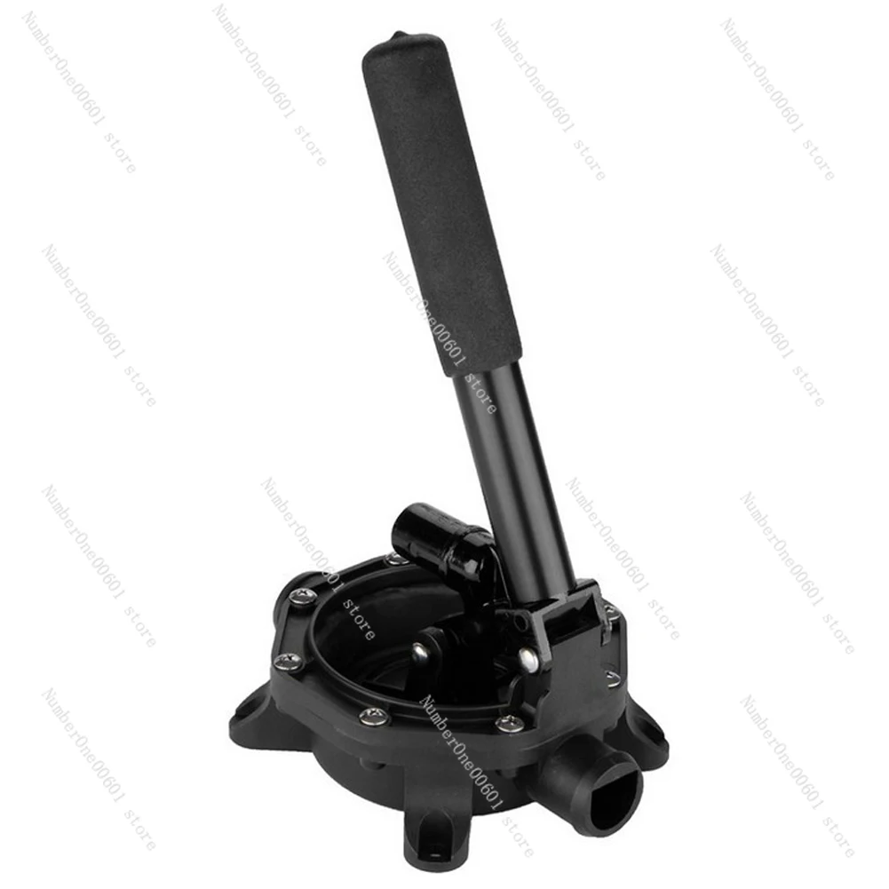 Hydraulische Pomp 720gph Marine Boot Handmatige Bilge Hand Membraanpomp Diesel Olie Overdracht Pomp Aluminium Handvat Zwart