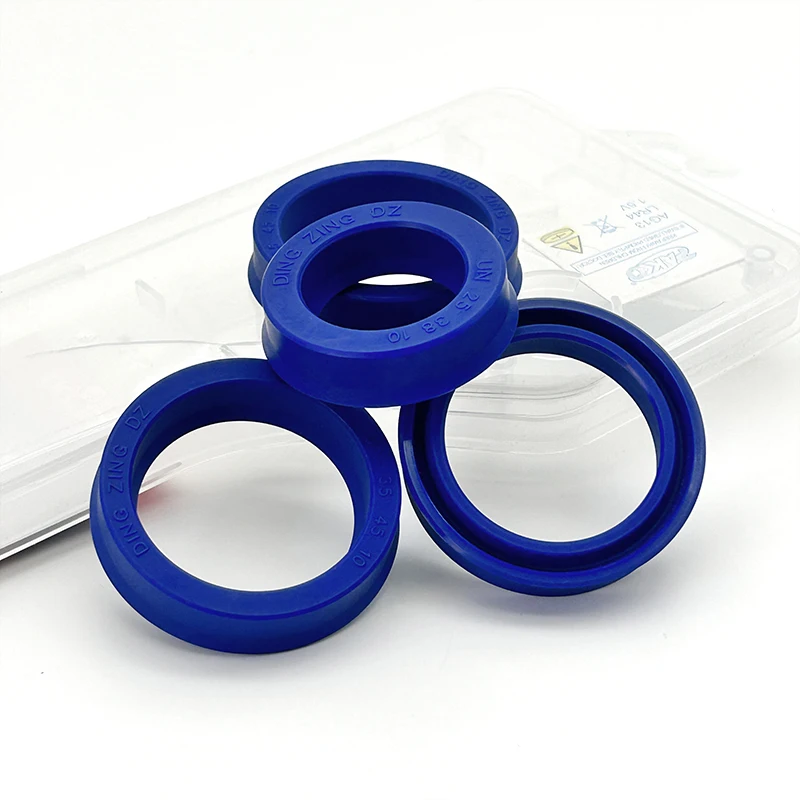 Blue PU Hydraulic Oil Seal ID 70mm~78mm OD 80mm~95mm UN Rotary Shaft Seal Excellent Sealing Performance Wear / oil resistant