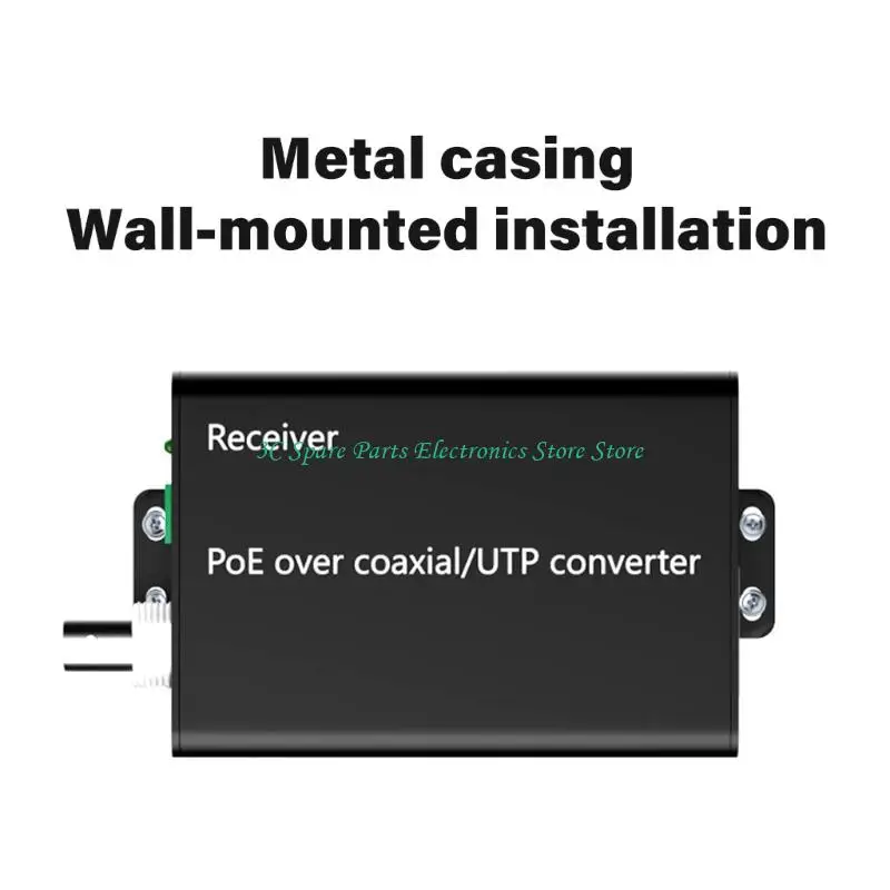 SZ POE Coaxial Extender 500M Transmission Power Over Ethernet Converter Data Transmission Adapter For Networking Camera