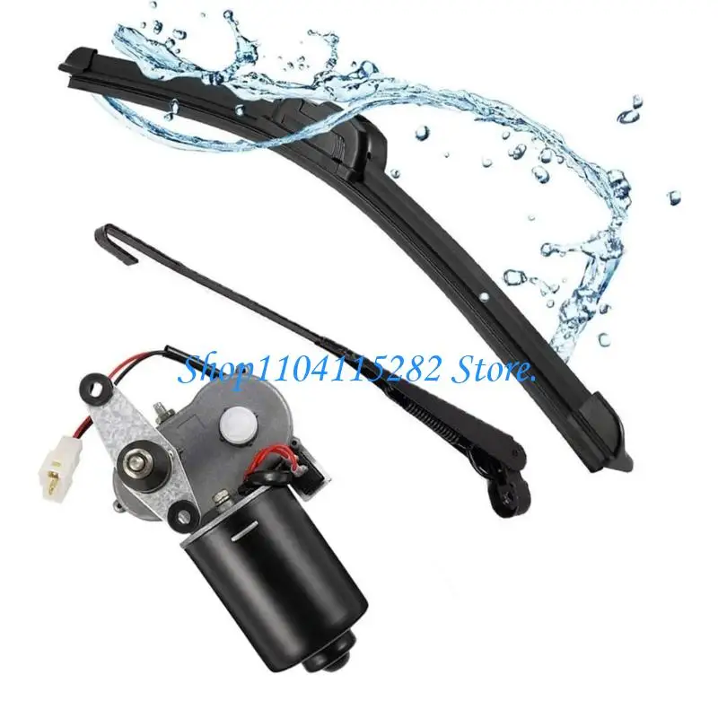

Efficient Heavy Duty 12V Electric Windshield Wiper Motor Assembly For 800 900 1000 Most UTV ATV Models Including Can