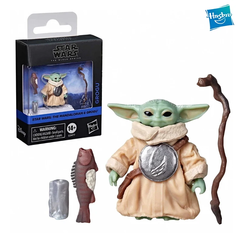 В наличии оригинальная фигурка Hasbro Star Wars Mandalorian Movie Grogu, модель из фильма «Звездные войны: Мандалорец и Грогу».