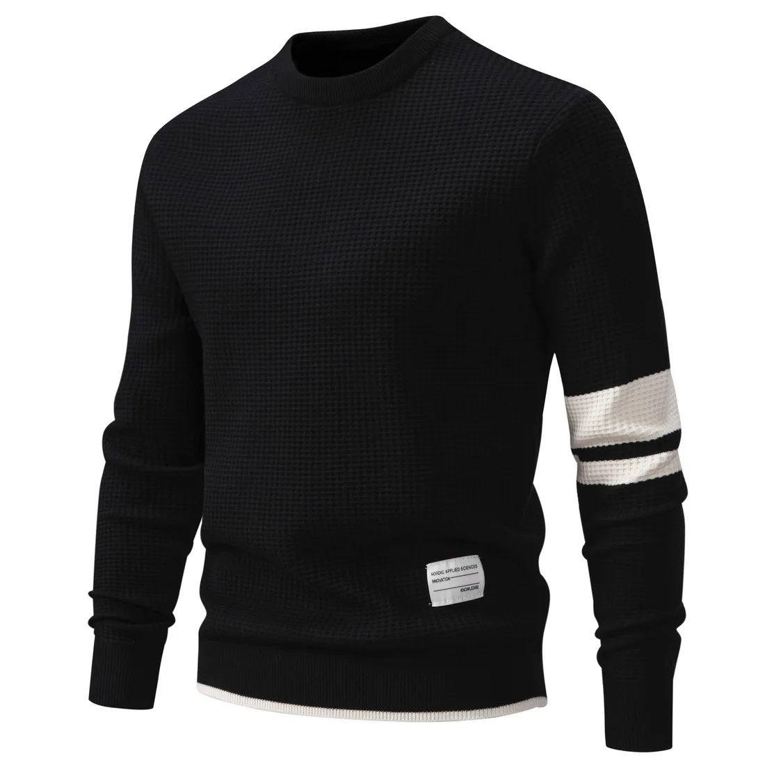 

Brand Clothing Sweaters Men's Winter High Quality Long Sleeve Sweater New Style Men's Round Neck Solid Color Pullover 4XL-M