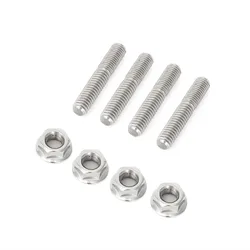 4PC Exhaust Manifold Stud Nut For Sportster Dyna Softtail Glide Fatboy Touring Street Glide Touring Road King Touring Electra