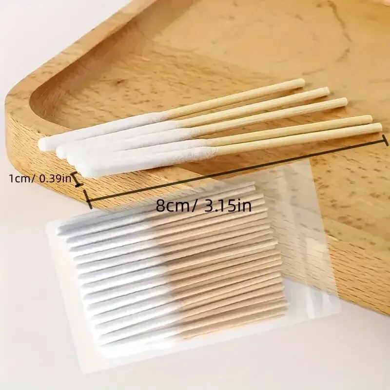 30/60/90/150pcs Nail Art Tools, Cotton Swab Brushes, Nail Wooden Sticks For Makeup Eyelash Extension Glue, Gel Nail Polish Rem