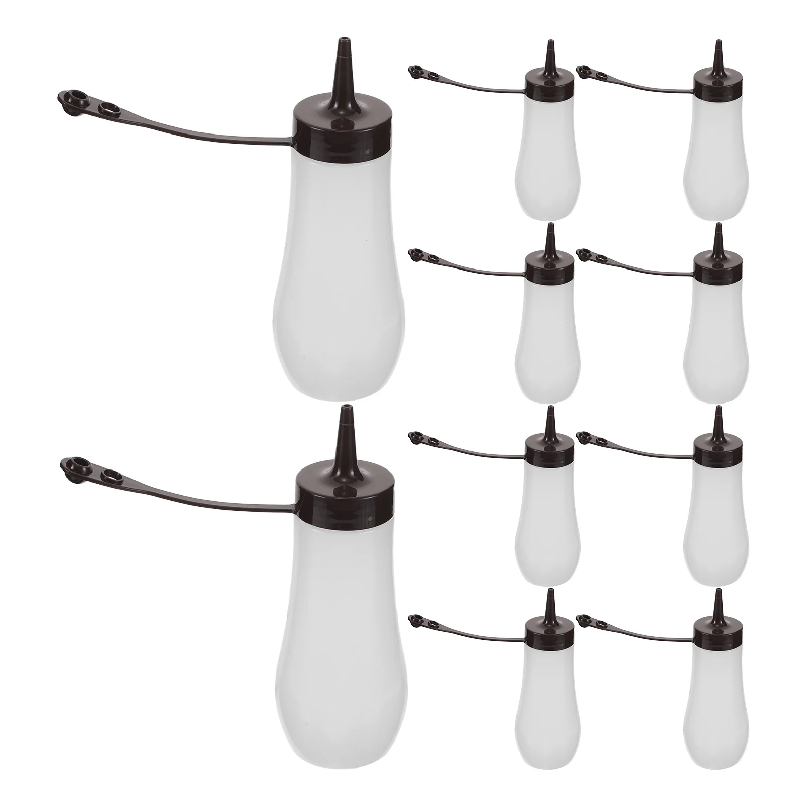 

10Pcs Plastic Oil Dispenser Bottle 250Ml Leakproof Squeeze Design for Lamps Candles Portable Oil Storage for Travel