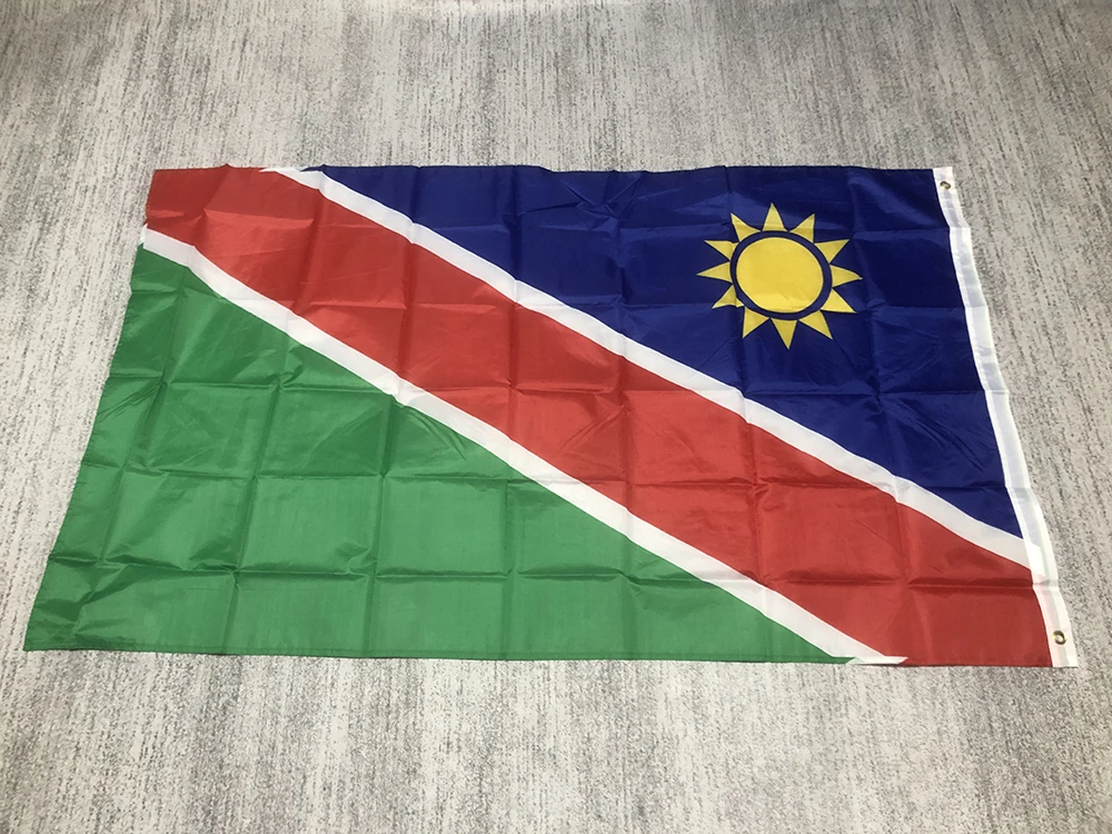 ZXZ flag Namibia flag 90x150CM double penetration polyester hanging Namibia National Flag For home Decoration banner