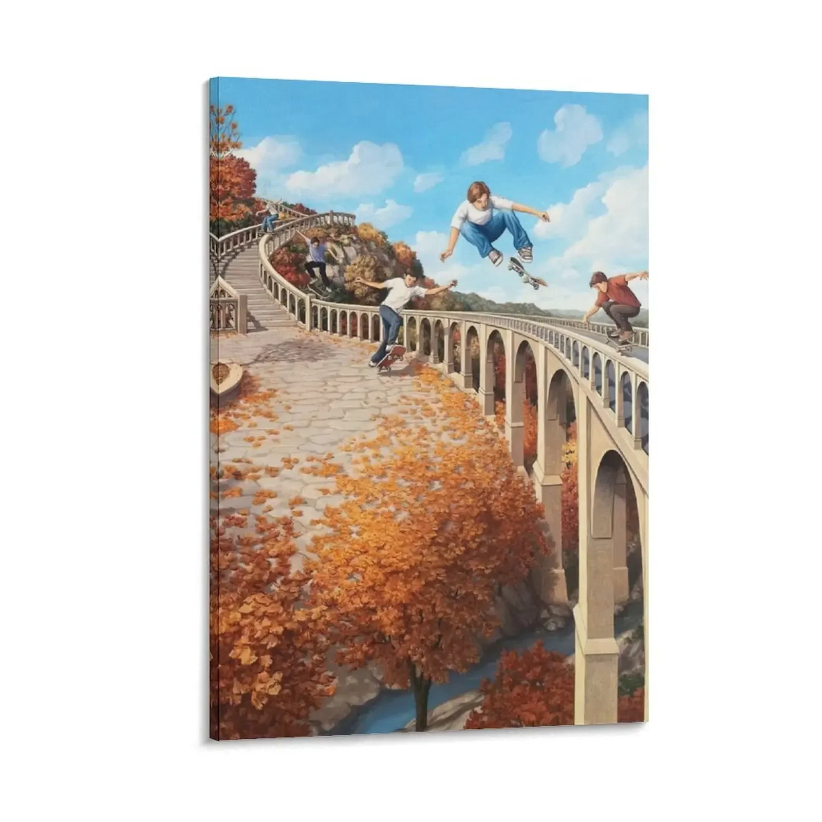 

Rob Gonsalves Funny Skate Canvas Painting canvas wall art wall decor fashion wall paintings