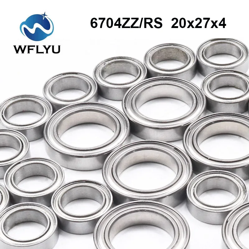 

OLOEY Бесплатная доставка 6704ZZ 2RS Подшипник 20*27*4 мм 5/10 шт. тонкие круглые подшипники 6704 с коррозионной устойчивостью