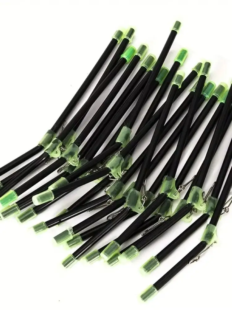 10 Stück Meeresangel-Anti-Tangle-Feeder-Booms, leuchtende Anti-Tangle-Booms mit Schnappverschluss-Balancierverbinder, Angelzubehör, Pesca-Werkzeuge