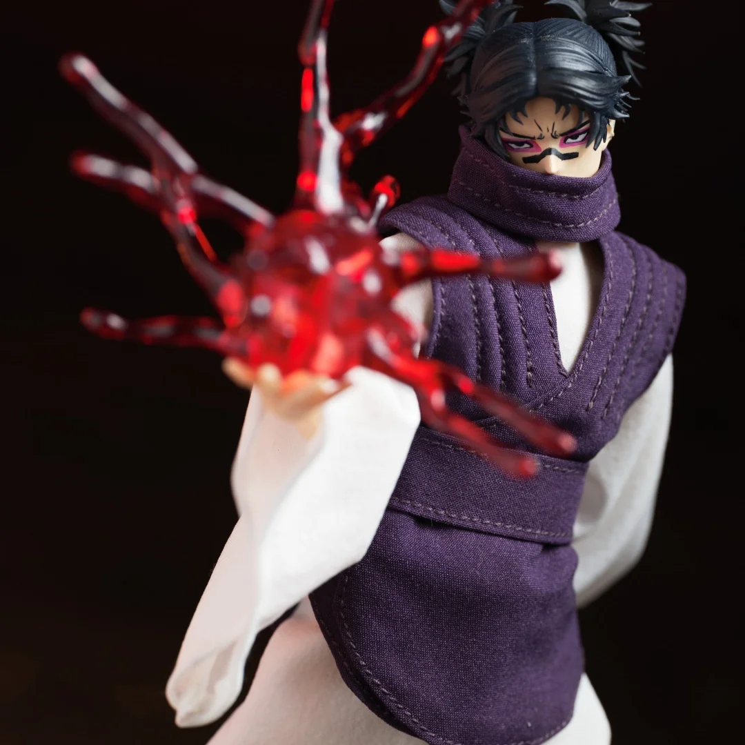 

Jujutsu Kaisen Anime Handmade clothes Choso White top pants purple jacket Built In Iron Wire Is Suitable for 6 inches 1/6 Toy