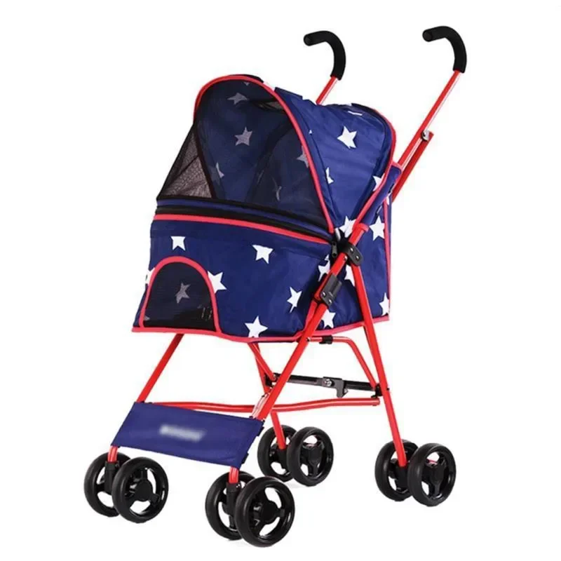 

A Pet Stroller Dog cart go out transportation light Travel Shopping Kitty poodle Small pet products Foldable dog accessories