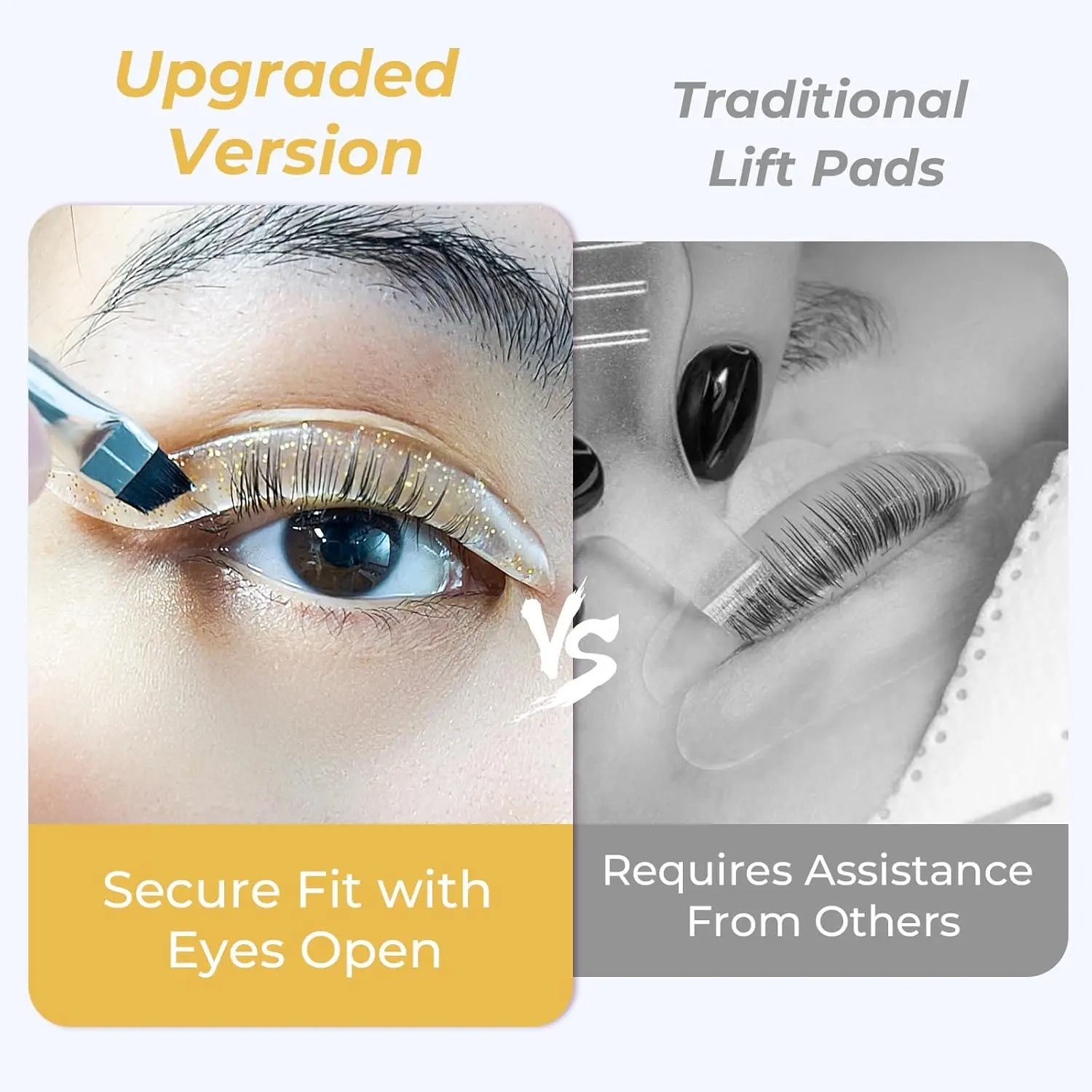 Lomansa Super collant Silicone cils Perm Pad collant cils tige bouclier levage 3D recourbe-cils accessoires santé beauté outil