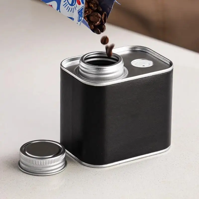Coffee Canister Freshness Preserving Coffee Container Single-Way Valve Vacuum-Sealed Smell-Proof Multipurpose Jar For Tea Cafe view 4