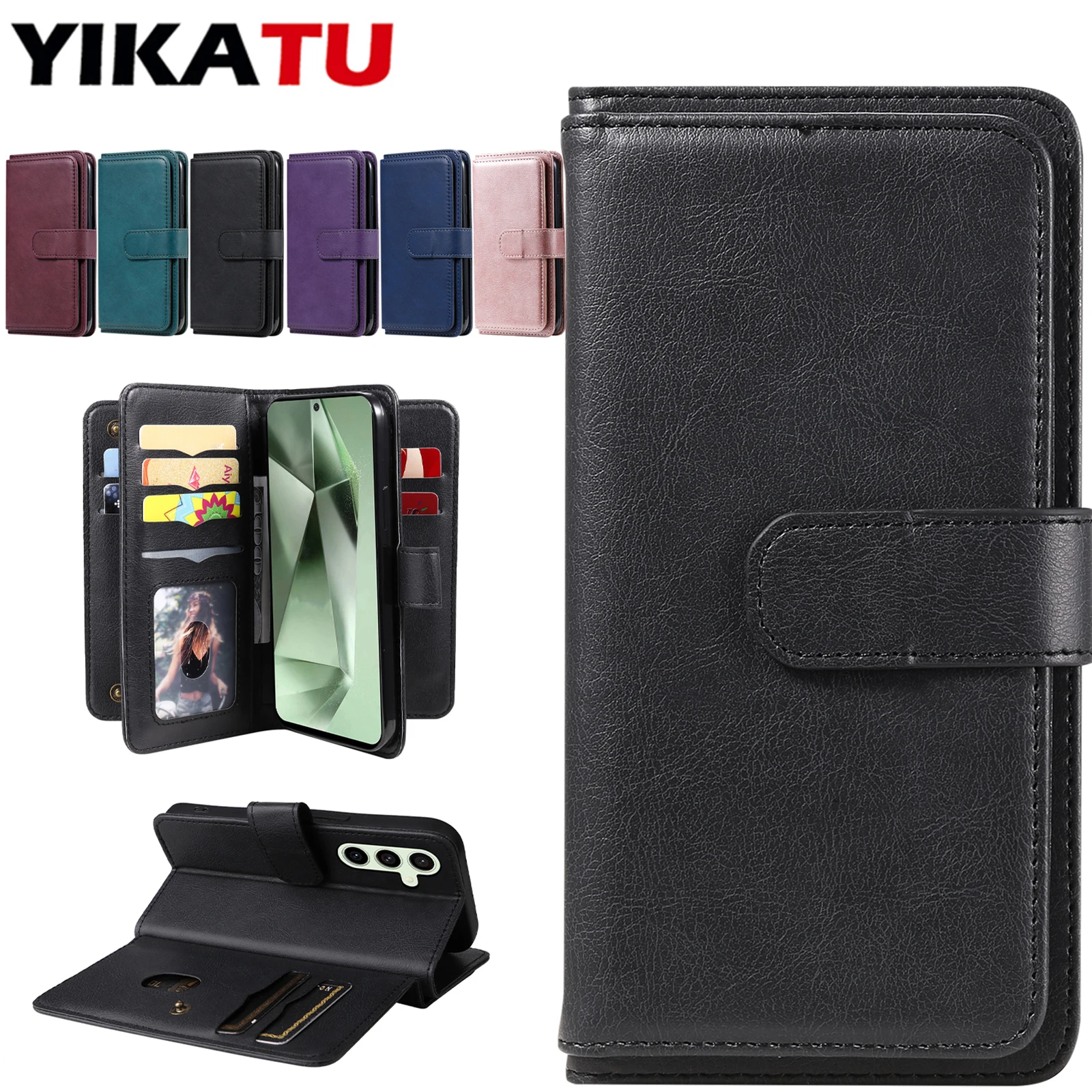

Magnetic Wallet Case For Samsung Galaxy F22 F23 M10 M22 M23 M32 M33 M53 5G A02S A03 Core A03S A04E A04S A05 A05S A06 A07 Coque