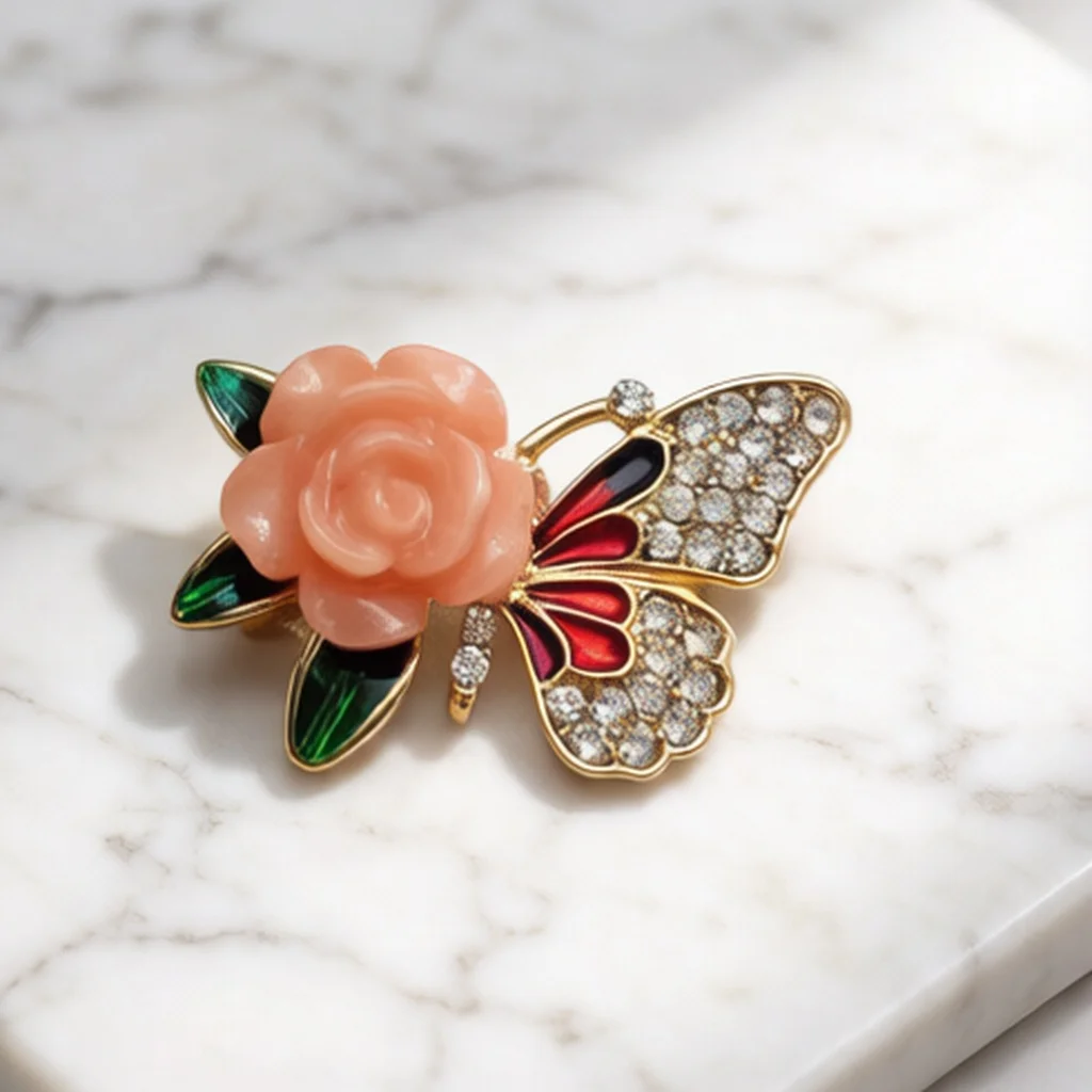 New Shoe Badge, Stylish Brooch, Bow Tie Accessory, Versatile for Dates, Shoe Decoration, Personalized, Best Matching, French Style, High-End, Bag Accessory, Light Luxury, Waterproof, Minimalist, Badge, Scarf Clip, European Retro, Neck Tie Accessory, Women's Suit Pin, Business Banquet Brooch, Brooch