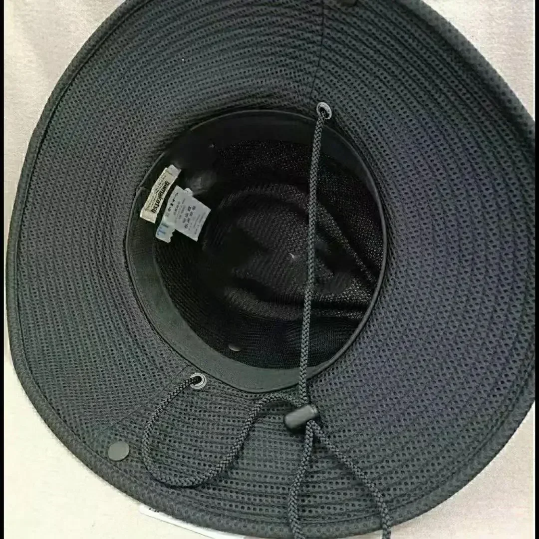 Gamakatsu-Sombrero de ala ancha para pesca de carpa, gorra de protección solar impermeable con correa ajustable para la barbilla, sombreros de cubo Unisex para senderismo al aire libre