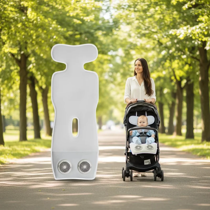 CE certified stainless steel skeleton comfortable baby car seat cushion washable breathable seat cushion