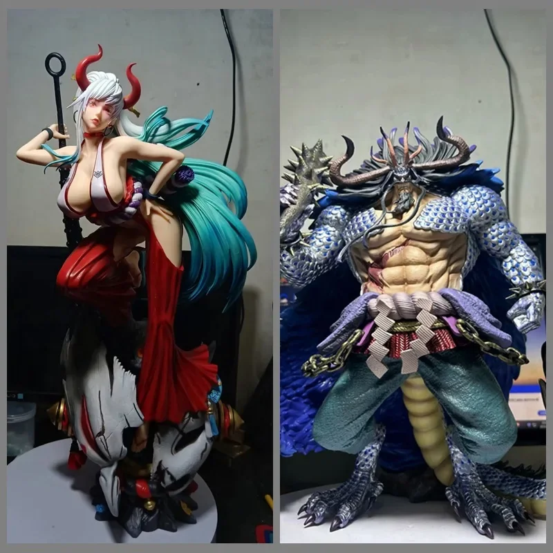 55cm One Piece Figure Yamato Megahouse Kaido Anime Pvc Action Figure Toy Yamato Figure Statue Collection Model Doll Gift