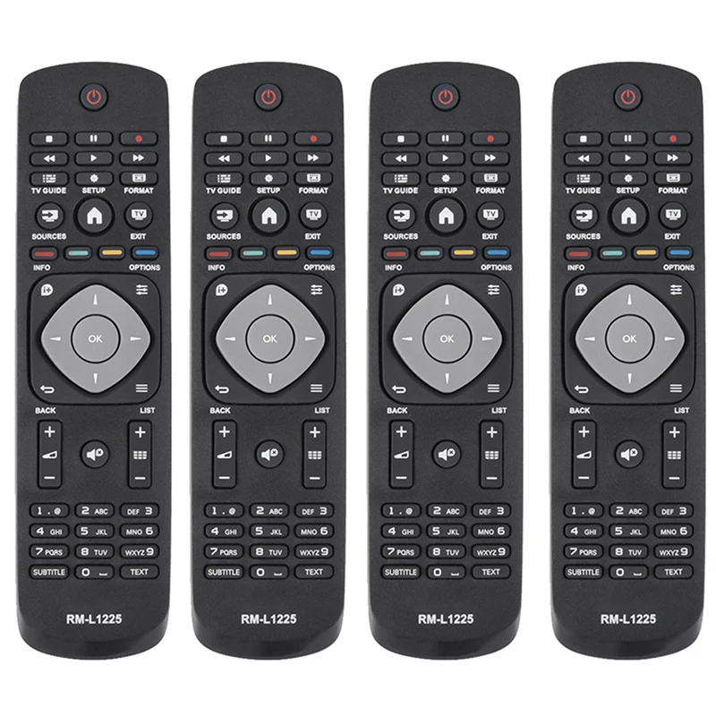 Smart-4X RM-L1225 For  TV Remote Control 398GR8BD1NEPHH 47PFH4109/88 32PHH4009 40PFH4009 50PFH4009