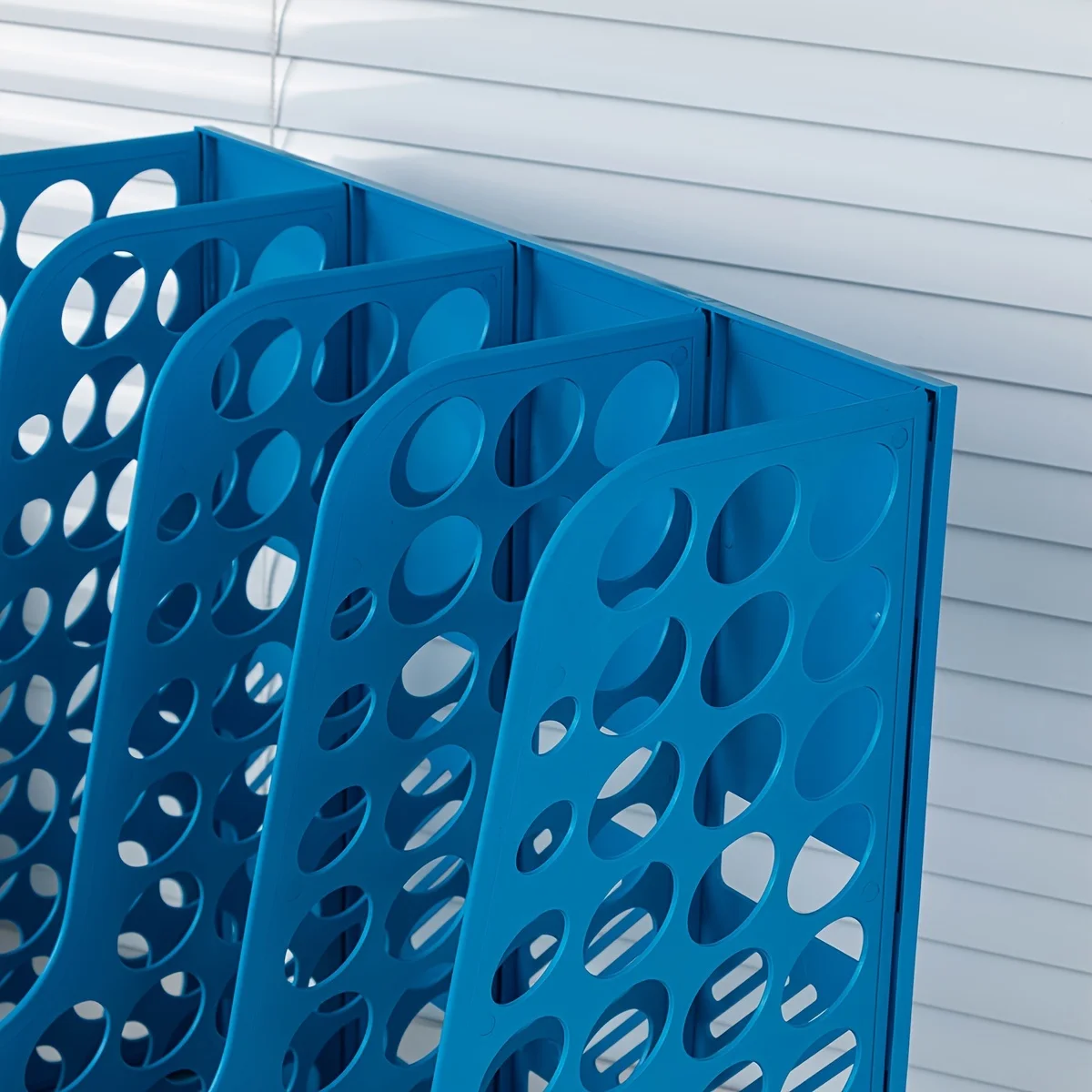 منظم مستندات A4 قابل للفصل - رف الكتب وحامل الملفات المكتبي، مادة PP متينة، رف تخزين اللوازم المكتبية