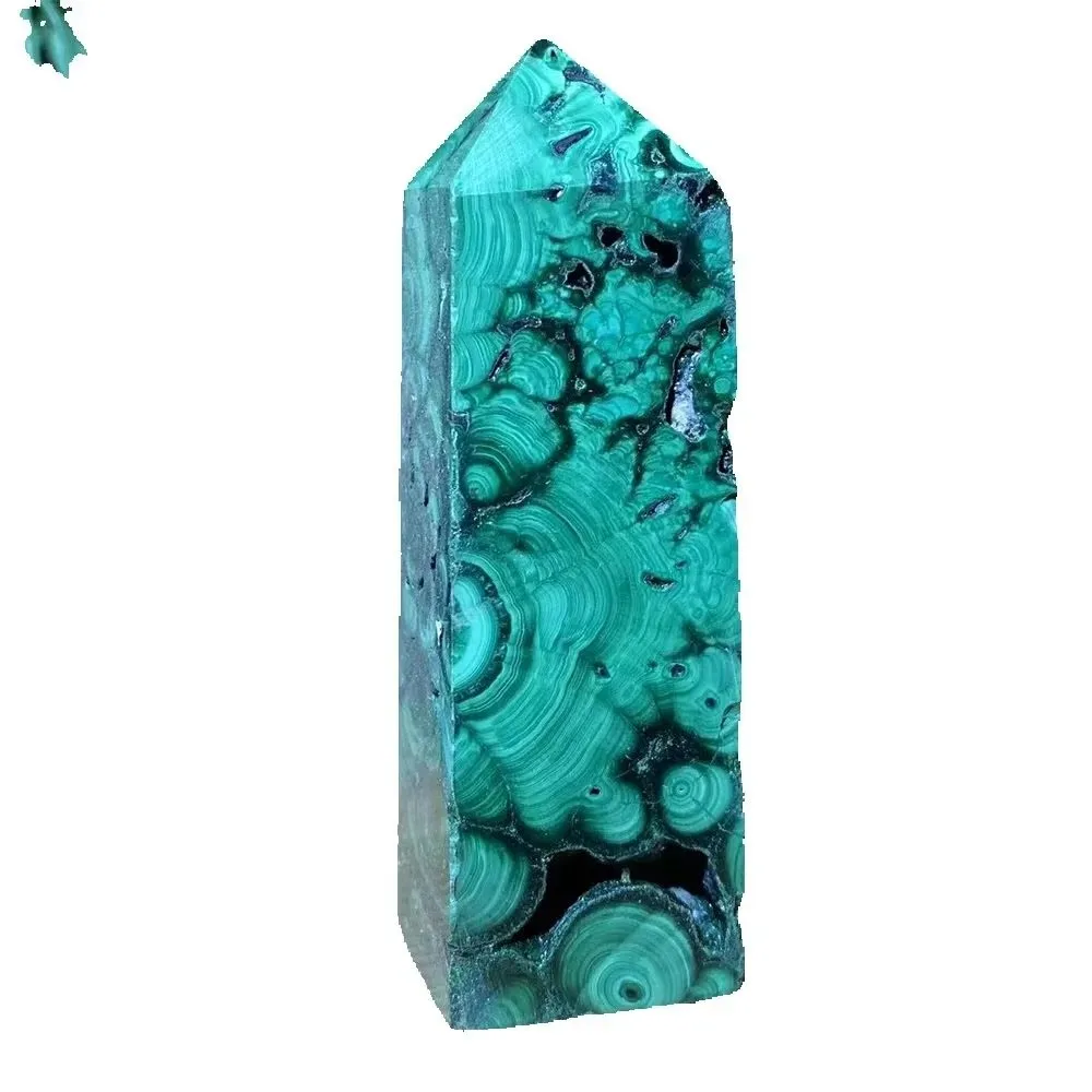 Malachite Natural Stone And Minerals  Jewelry Tower Crystal Healing Living Room Decoration Indie Home Decor Aquarium Accessories