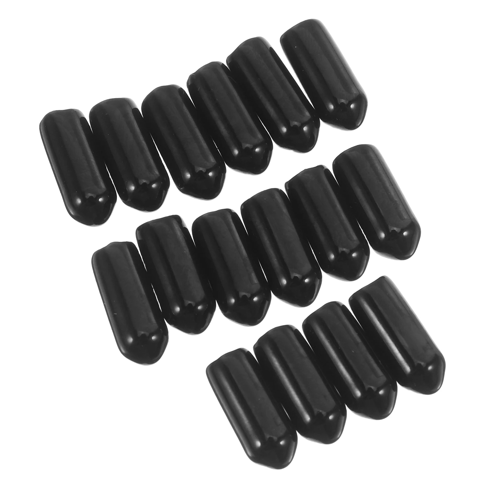 

150 Pcs Round Tube Glue Cover Accessories Bolt Soft Rubber Flexible End Cap Kit